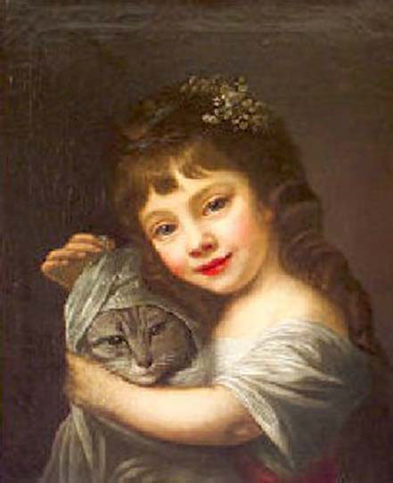 Girl with a Cat